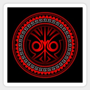 POLYNESIAN MASK 6B Sticker